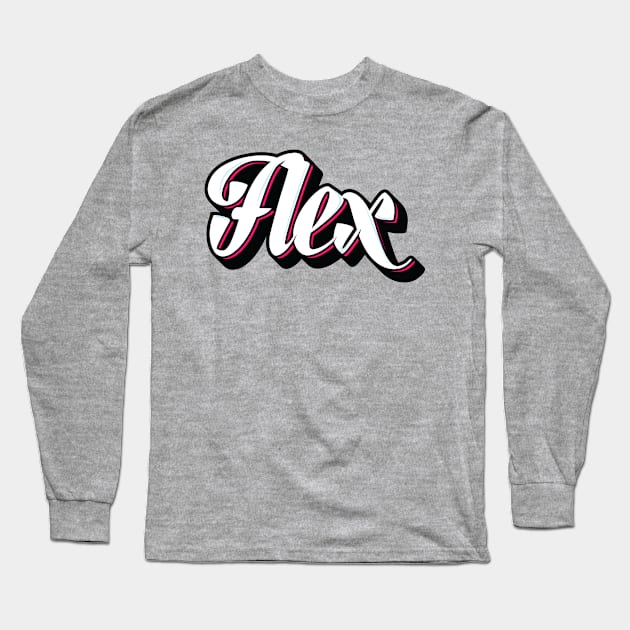 Flex Graffiti Long Sleeve T-Shirt by BeyondTheDeck